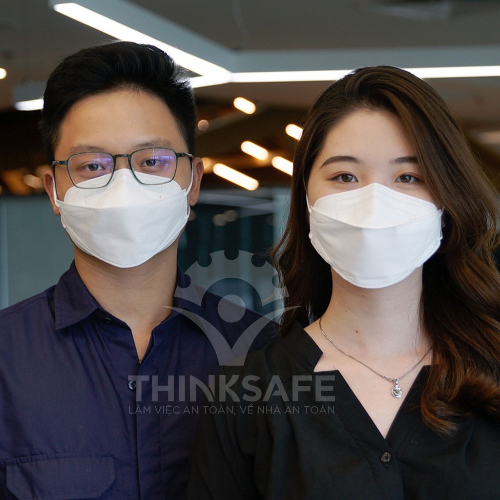 Khẩu trang KF94 Thinksafe, thiết kế 4D 4 lớp, khẩu trang đẹp vải không dệt, kháng khuẩn, chống giọt bắn - Chính hãng