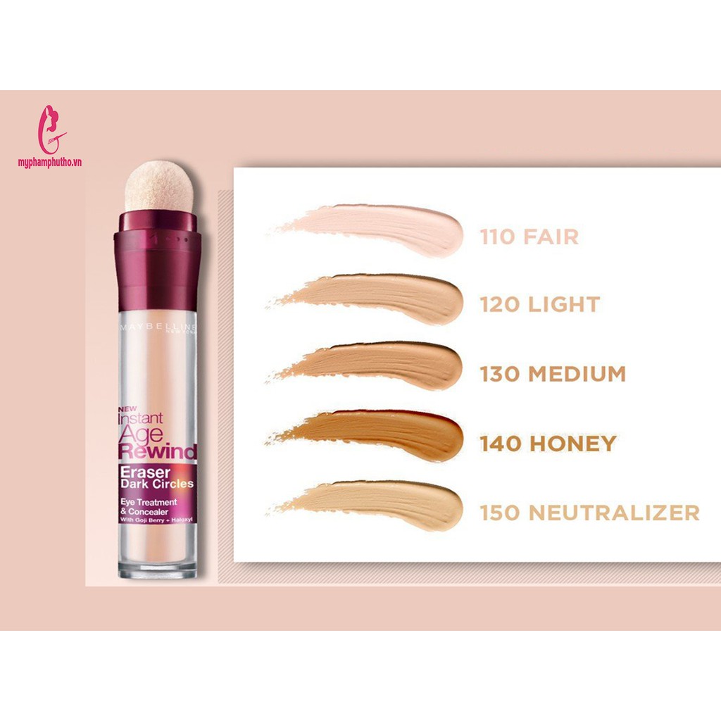 Bút Kem Cushion Che Khuyết Điểm Maybeline Instant Age Rewind Concealer