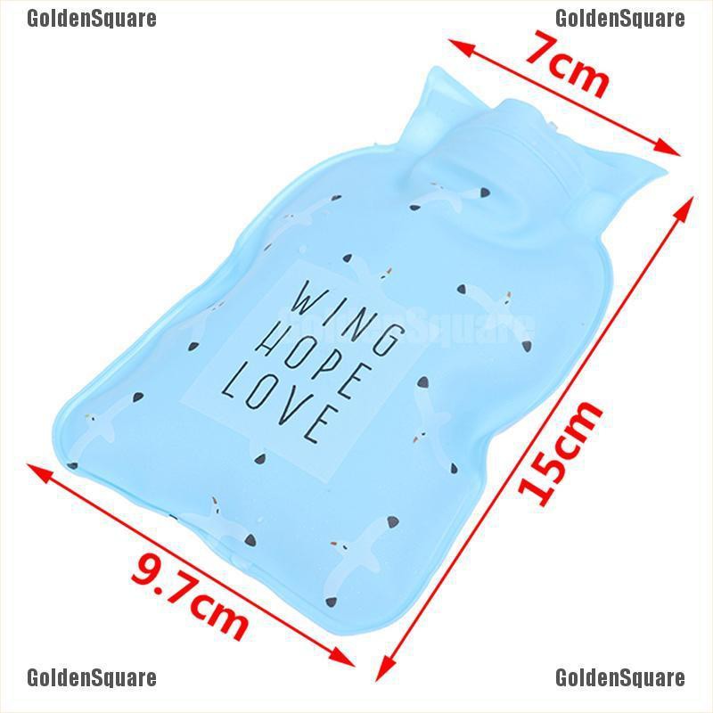 Túi Chườm Nóng Bằng PVC Mini In Họa Tiết Hoạt Hình Dễ Thương