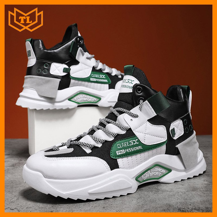 Giày sneaker cổ cao nam TL948 Shop Thành Long chuyên giày thể thao nam | BigBuy360 - bigbuy360.vn