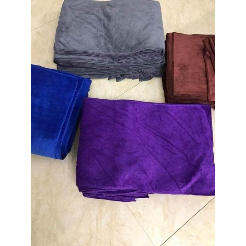 BÁN SỈ 10 CÁI khăn gội đầu  cho salon tóc kich thước 35x75