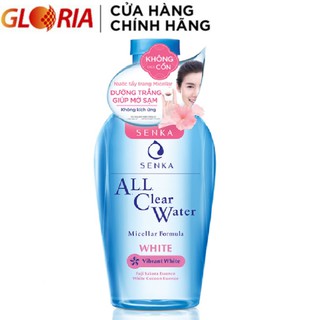 Mã COSGLORIAT4 -8% đơn 250K Nước Tẩy Trang Dưỡng Trắng Senka All Clear