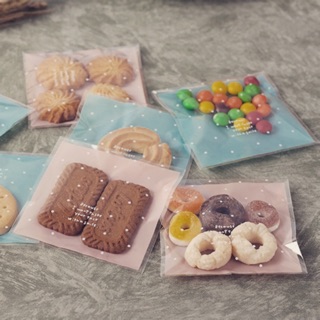 COMBO 50 TÚI ĐỰNG BÁNH COOKIE CHẤM BI