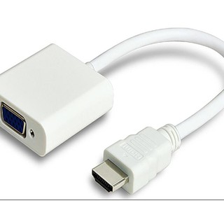 Cáp HDMI to VGA trắng