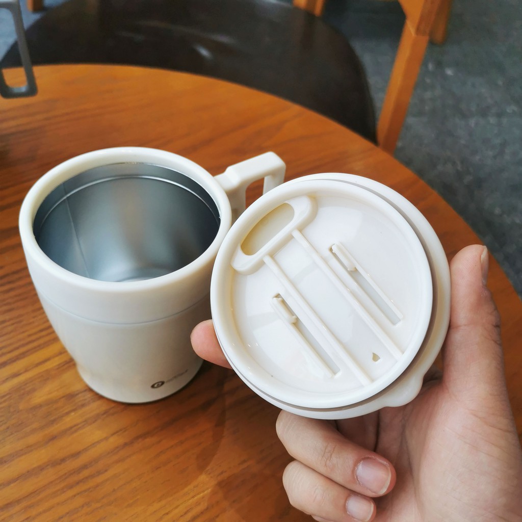 350ml cafe mug Ly Giữ Nhiệt HOT&COOL  tiện lợi sang trọng 304 stanless steel water bottle