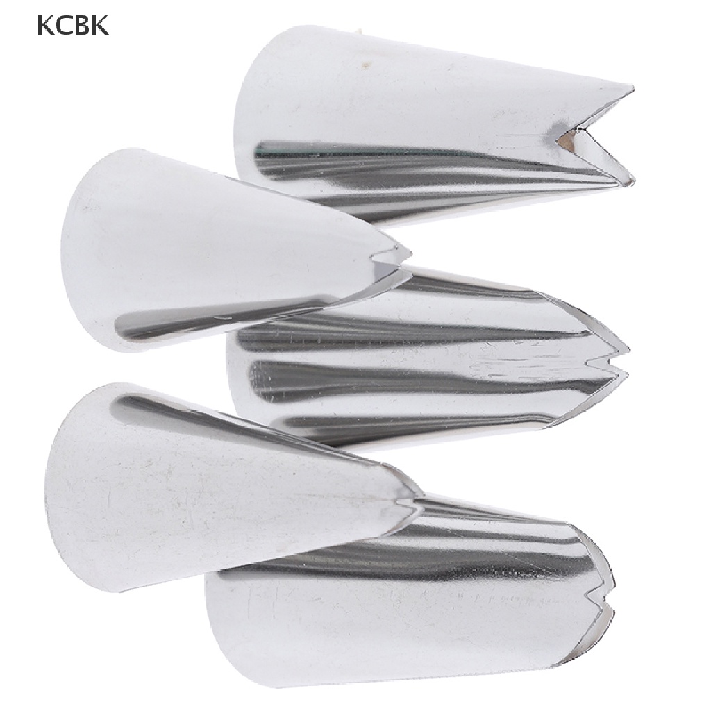 Bộ 5 Đầu Bắt Bông Kem Trang Trí Bánh Bằng Thép Không Gỉ