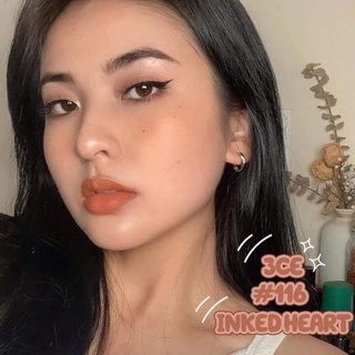 SON 3CE 116 INKED HEART MÀU CAM ĐẤT