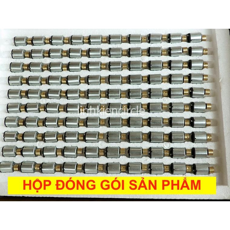 2 cái motor rung mini 3V đầu rung đồng lực rung mạnh motor 1215 hàng mới 100% - LK0335