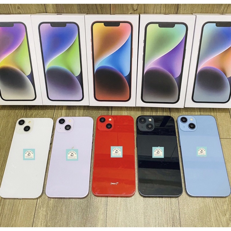 Mô Hình Trưng Bày 14, 14Plus Màu Xanh Đỏ Tím Trắng Đen Cực Đẹp / Mô Hình Điện Thoại Trưng Bày