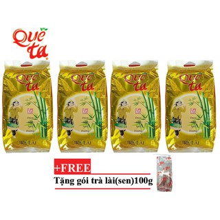 Trà lài buồm Quê Ta combo 4 gói x 350g+ tặng gói trà sen 100g