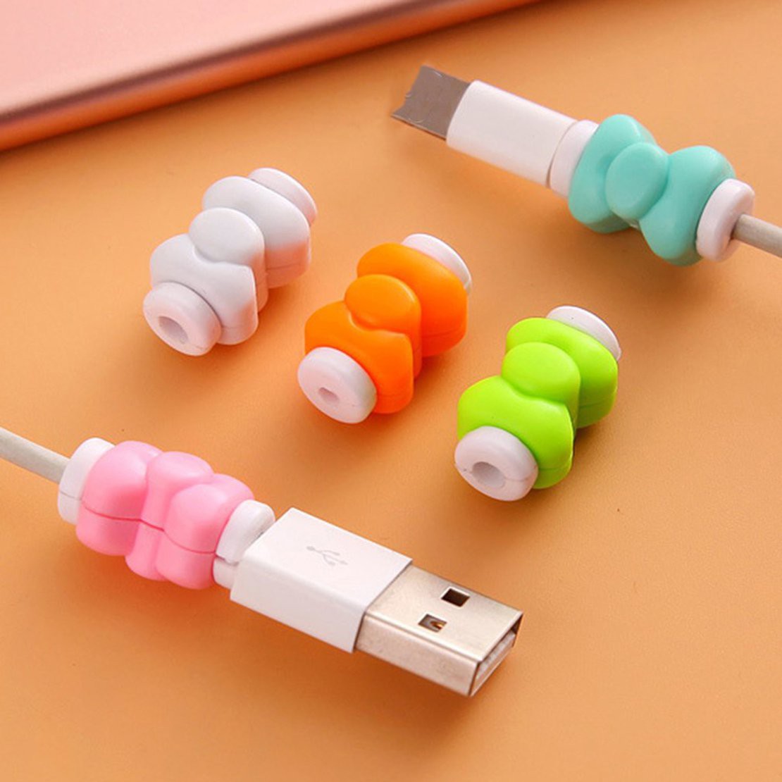 Set 99 Phụ Kiện Bảo Vệ Dây Cáp Hình Hoạt Hình Dễ Thương | BigBuy360 - bigbuy360.vn