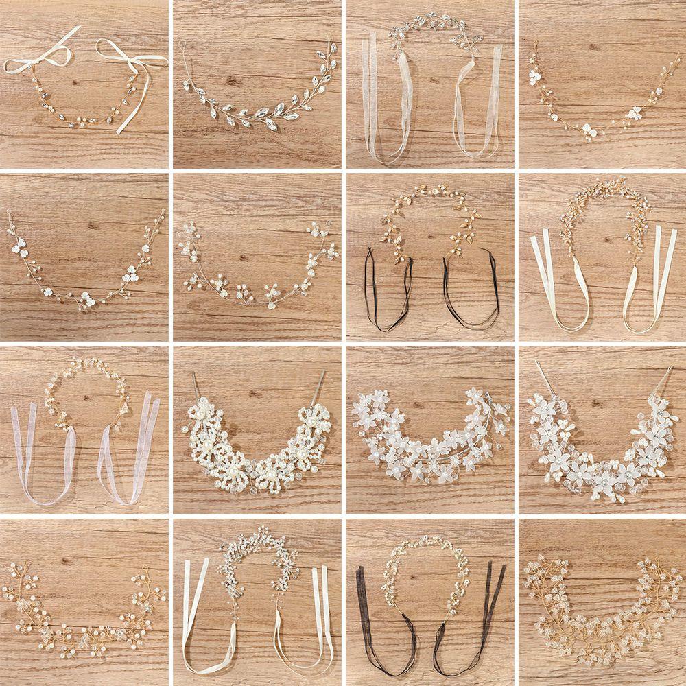 Băng Đô Cài Tóc Đính Hoa Cho Cô Dâu Ngày Cưới