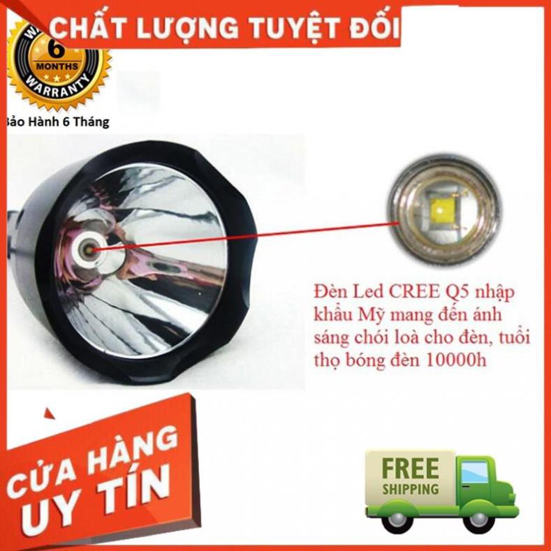 Đèn pin siêu sáng, Đèn pin police  LY S015 chống thấm nước, sản xuất theo tiêu chuẩn quân đội Mỹ độ sáng lên đến 2200Lm