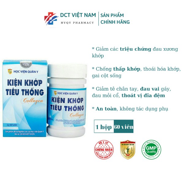 Kiện khớp tiêu thống Học viện quân y