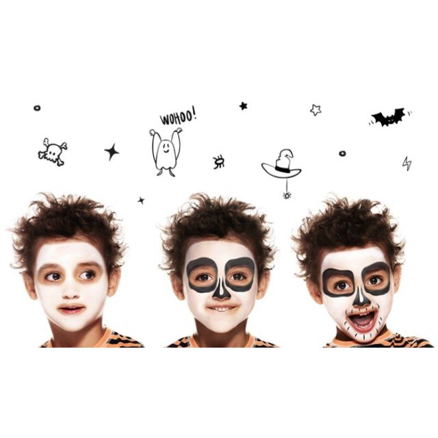 30 Màu Vẽ Mặt Hoá Trang UK Halloween makeup Snazaroo Hộp Nhỏ Mini An Toàn Cho Bé