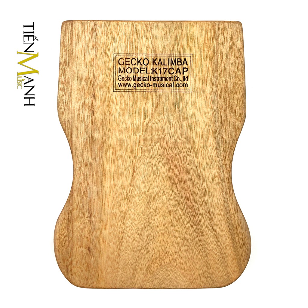 [Khắc Phím] Đàn Kalimba Gecko 17 Phím K17CAP - Tone C, Gỗ Long Não (Cam kết 100% Chính hãng nhập khẩu Tiến Mạnh Music)