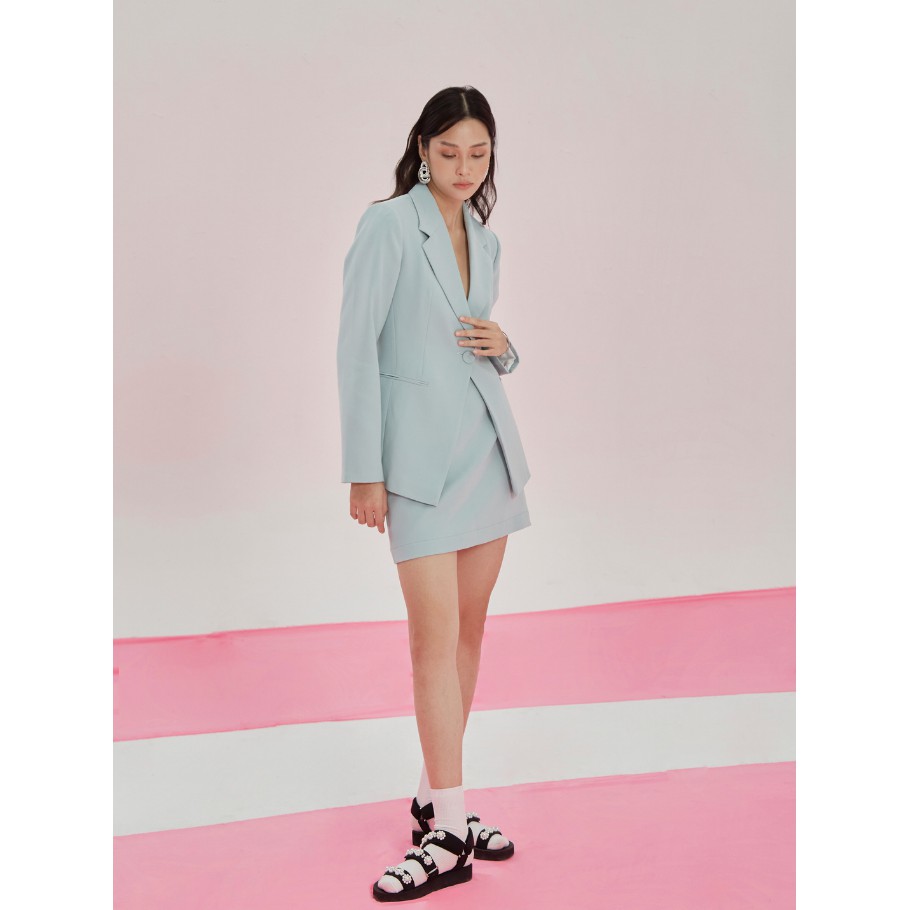 [Mã WABRCCS1 giảm 10% đơn 99K] COCO SIN - Blazer Xanh Green Blue Form Fit