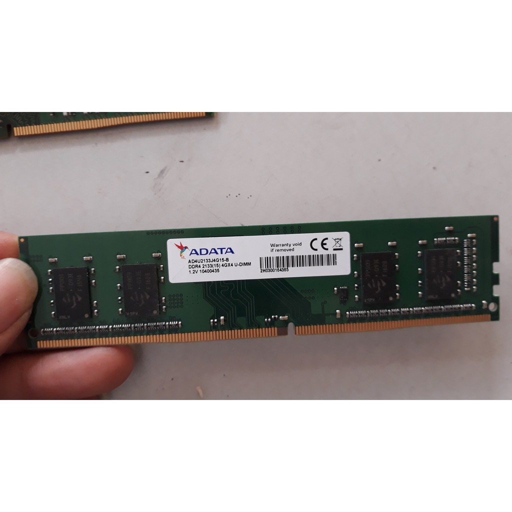 Ram4 4G 2133 và 2400 cho PC máy bàn đẹp như mới còn bảo hành hãng