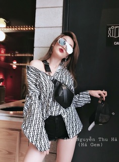 Áo sơ mi hoạ tiết