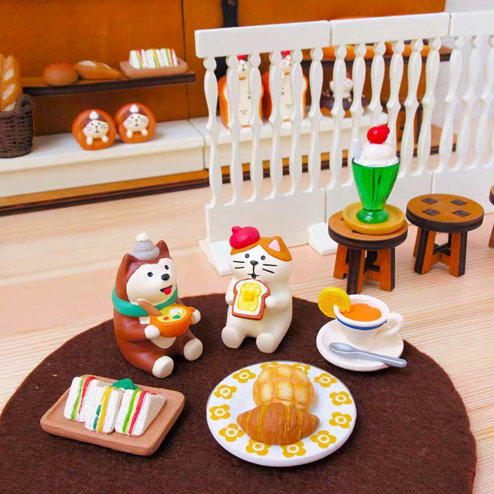 Dụng Cụ Trang Trí Thức Ăn Phong Cách Nhật Bản Độc Đáo❤D20-18 Trang Trí Cửa Hàng Trà / Cửa Hàng Bánh Mì Trà Chiều, Bánh Nướng, Bánh Ngọt