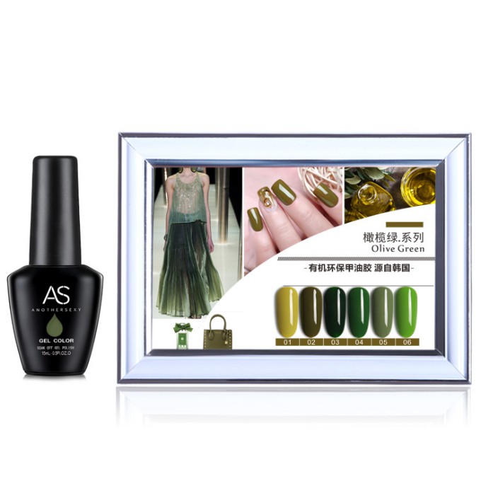 Sơn gel AS - màu xanh lá mã OG