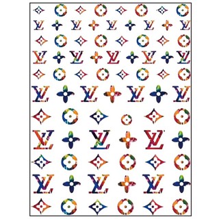 sticker dán móng tay mẫu thương hiệu