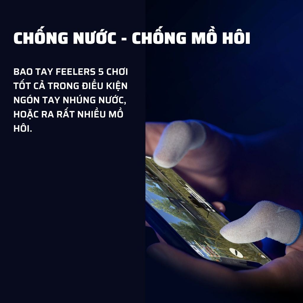 Bao tay chơi game Flydigi Wasp Feelers 2022 chơi PUBG, Liên Quân, Free Fire - Không Xù Vải, Siêu Bền