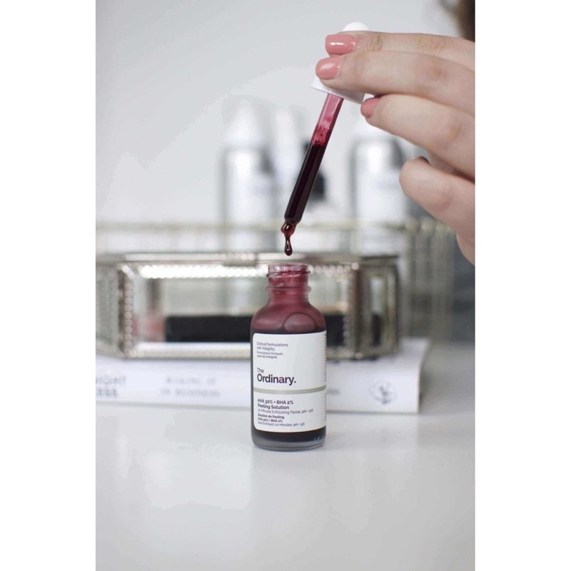 Peel da tẩy tế bào chết hoá học The ordinary AHA 30% + BHA 2% peeling solution