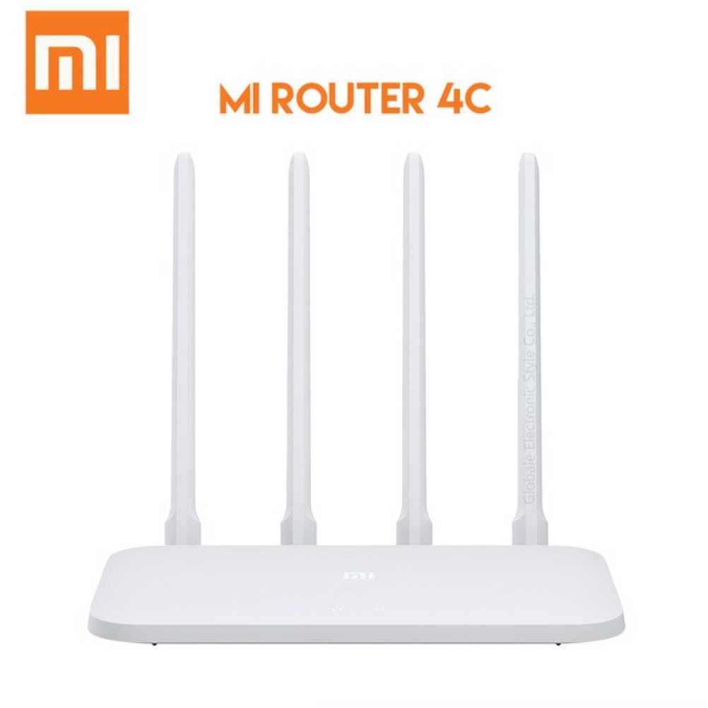Modem WiFi Xiaomi 4C 4 Râu Router R4CM - Phát xuyên tường bảo mật truyền tín hiệu mạng mạnh internet ăng ten
