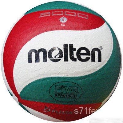 Bắn thật Bóng Chuyền Chuyên Dụng Size 5 Molten VSM5000 Volleyball  Chất Lượng Cao official game ball màu xanh lá cây HJz