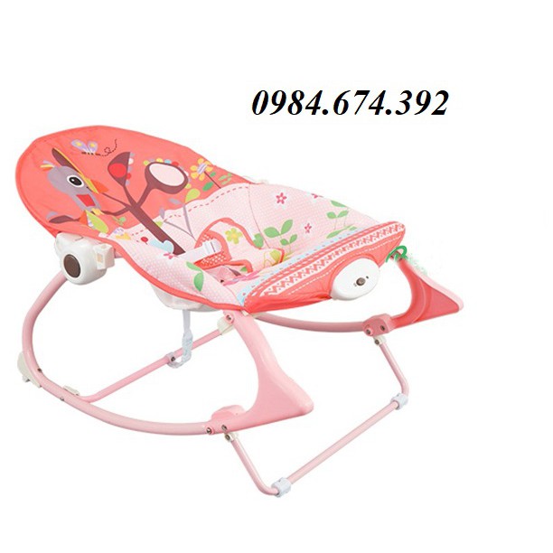 Ghế rung bập bênh Konig Kids 63562 (có nhạc và thanh đồ chơi)