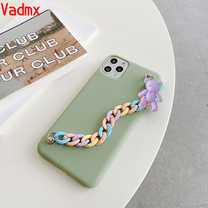 Ốp Điện Thoại Hình Gấu 3D Dễ Thương Cho Iphone 12 Mini 12 Pro Max 11 Pro Max X Xr Xs Max Se 2020 8 7 6 6s Plus 5 5s