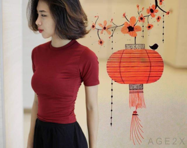 Áo croptop body tay lỡ AGE2X