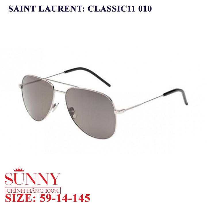 Kính mát nam nữ thời trang Saint Laurent CLASSIC11 chính hãng, sp bảo hành trên toàn quốc