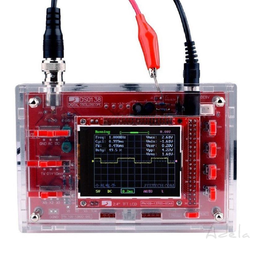 Fully Welded Assembled DSO138 2.4" Digital TFT Oscilloscope (1Msps) + Probe B1 747