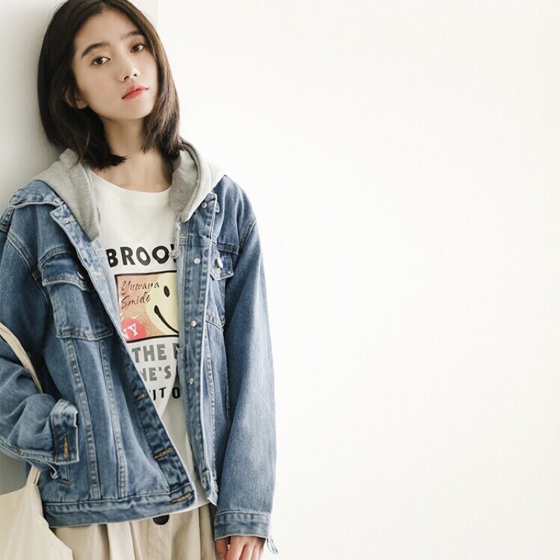 DENIM JACKET KÈM NÓN
