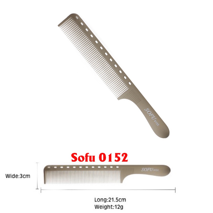 Bộ 7 Lược Cắt Tóc Sofu Nhựa ABS Bắt Tóc Tốt