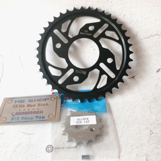 Recto nhông và dĩa xe RAIDER SATRIA 15T-39T