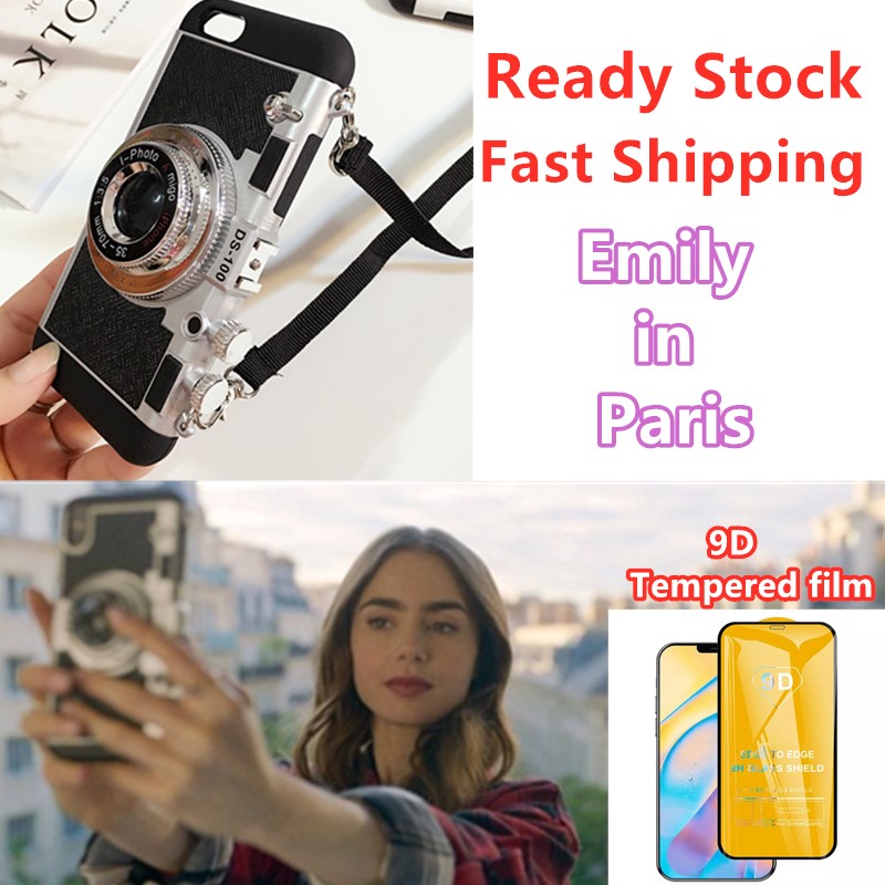 Ốp Lưng Hình Máy Ảnh 3d Cổ Điển Cho Iphone 11 Pro Max Se 2020 X Xs Xr 6 6s 7 8 Plus