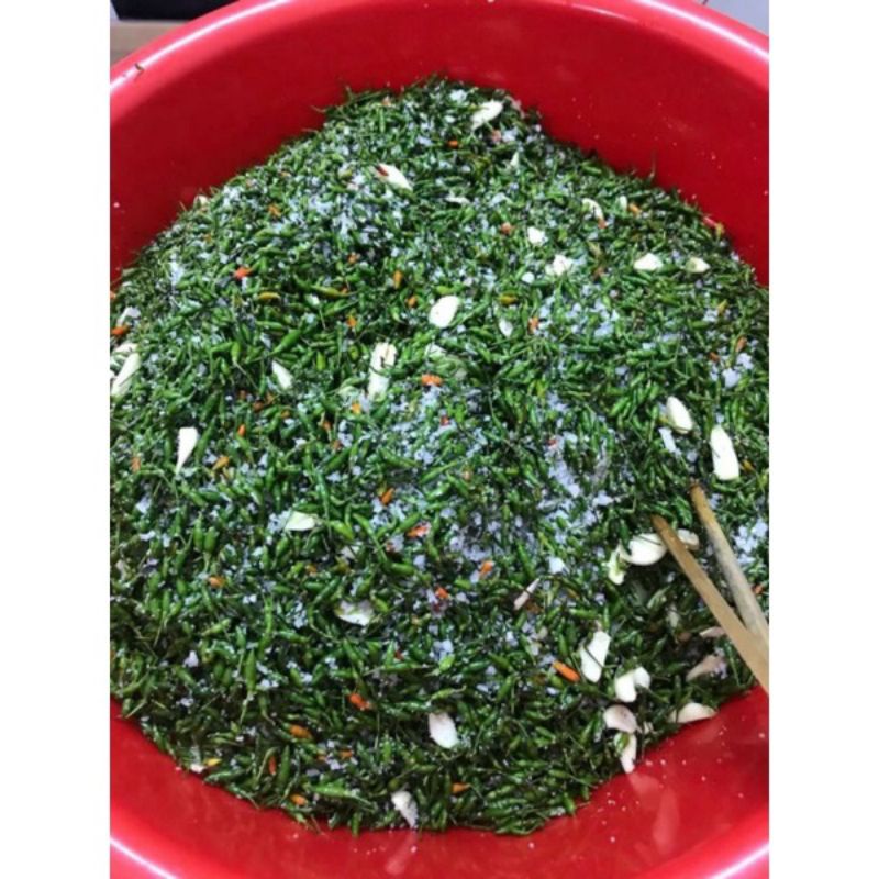 Ớt Xóc Muối Hũ 2 Lít