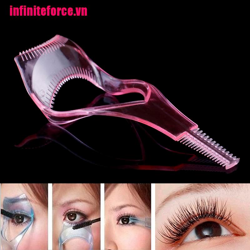 [Hàng mới về] Dụng Cụ Bảo Vệ Hỗ Trợ Chuốt Mascara Không Lem/Nhỏ Giọt 3 Trong 1 Tiện Dụng