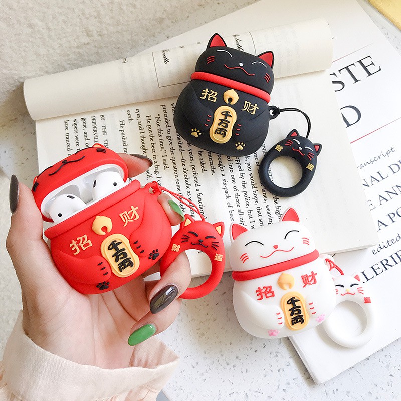 🔥Case Airpod 1/2 Ốp Tai Nghe Chất Liệu Silicon 🔥 Phù Hợp Với Airpods 1-2 Siêu Cute Dễ Thương