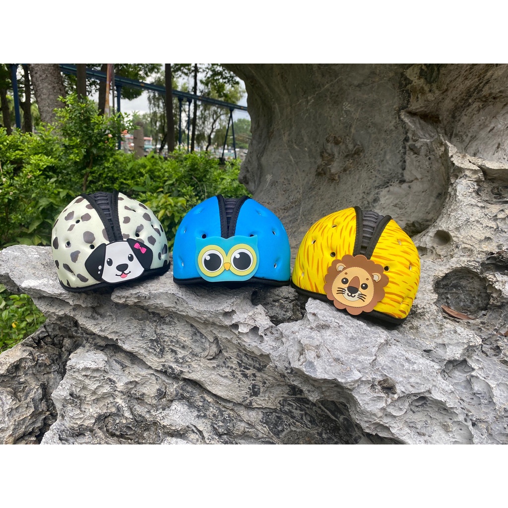 Mũ bảo hiểm bảo vệ đầu trẻ em 6-18 tháng MUMGUARD hình thú  có hộp chính hãng