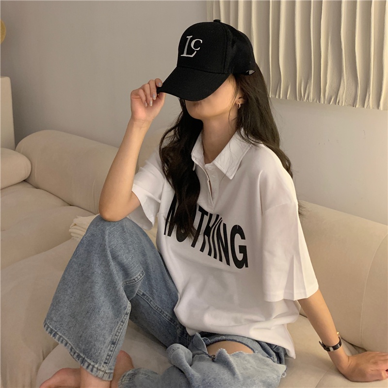 Áo Thun Tay Ngắn Thời Trang Mùa Hè Cho Nữ