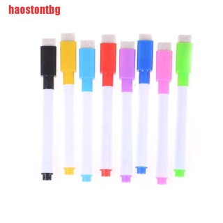 [haostontbg]5pcs/set Colourful Dry Wipe Board Window Markers Pens With Eraser Off