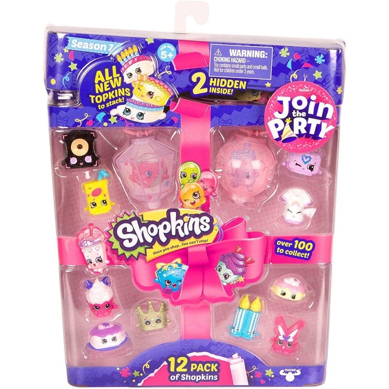 HỘP ĐỒ CHƠI SHOPKINS MÙA 7 HÀNG CHÍNH HÃNG FULL BOX