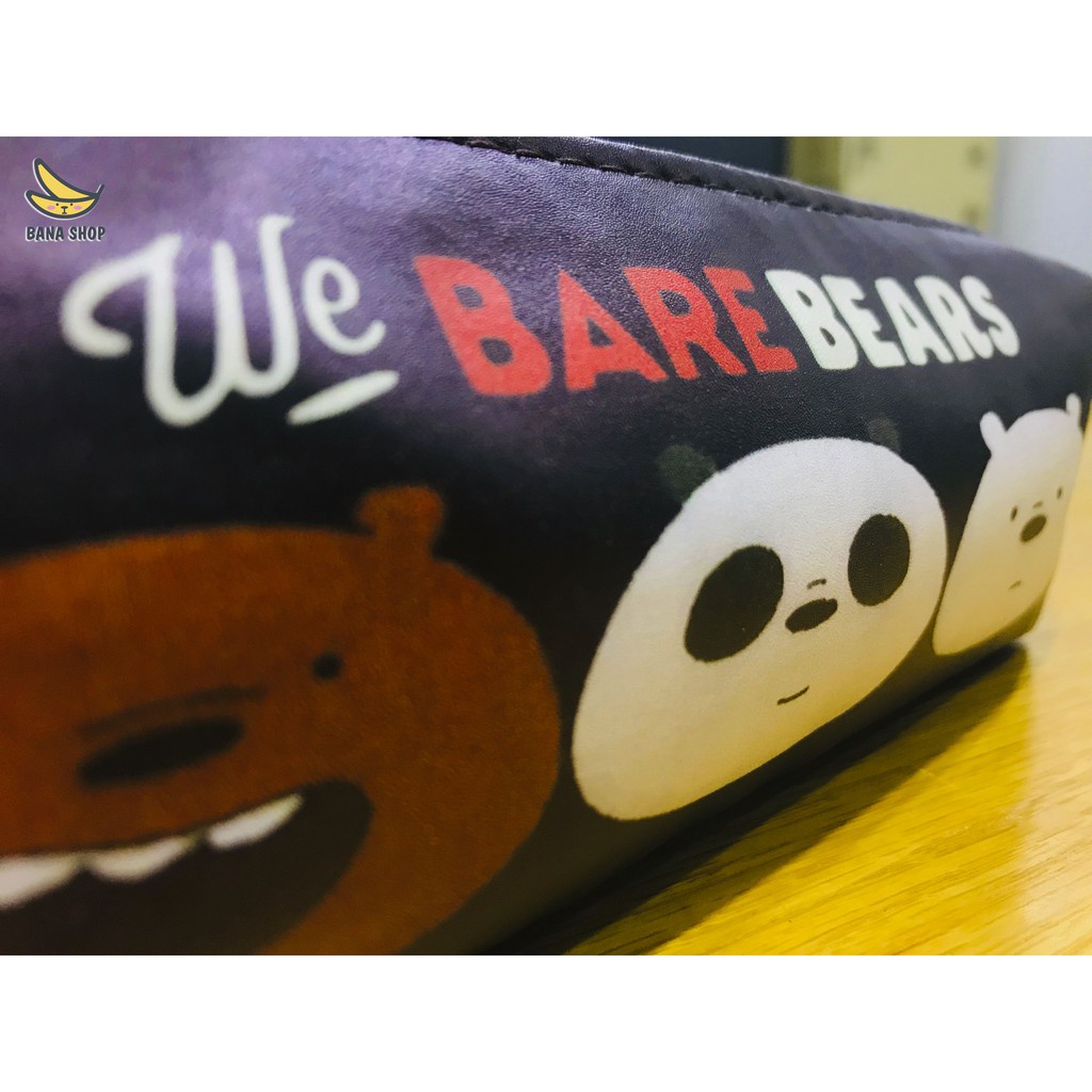 Hộp bút bóp viết Chúng tôi đơn giản là anh em gấu bare bear WBB