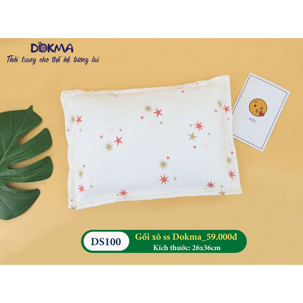 [Dokma] Gối xô thoáng khí Êm, mềm, an toàn cho bé (26x 36cm)