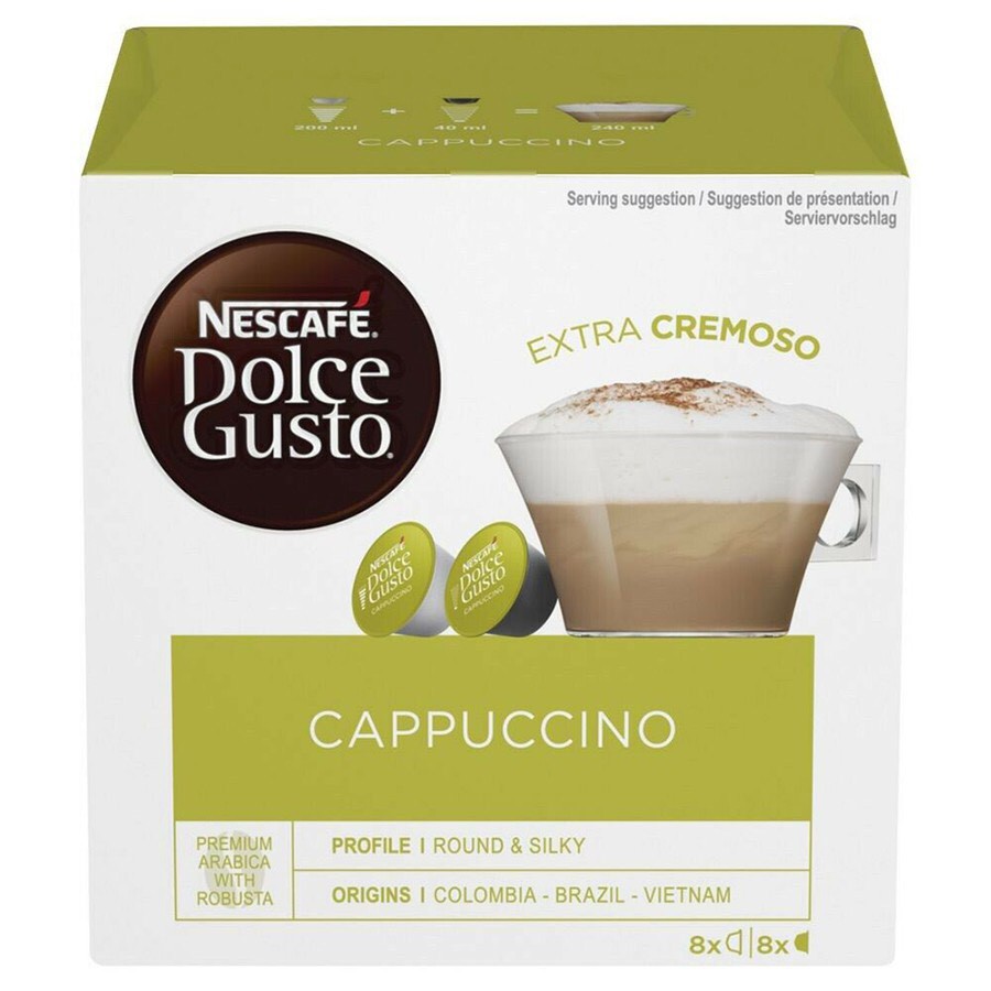 NESCAFE DOLCE GUSTO VỊ CAPPUCCINO HÀNG NHẬP ĐỨC DATE 08/2024