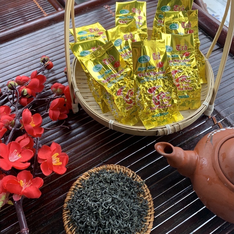 Trà xanh Thái Nguyên chia ấm nhỏ tiện lợi - Đặc sản trà Bắc
